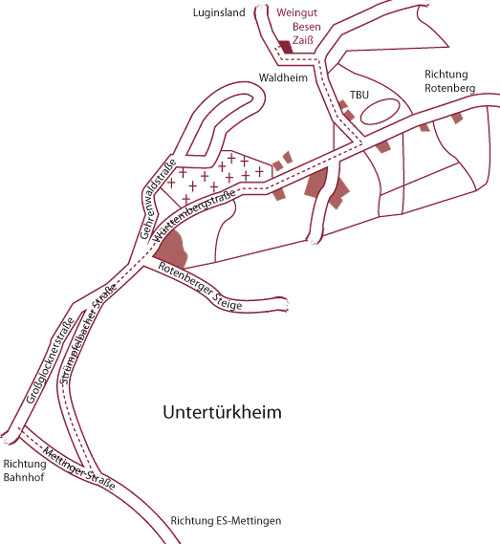 Anfahrtsskizze Weingut Zaiß